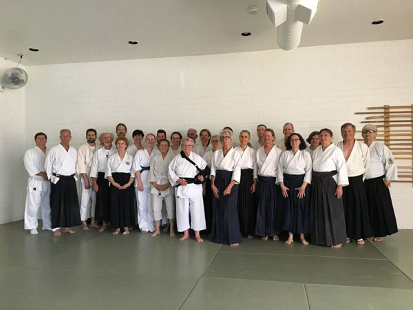 Group Photo - Mary Heiny Sensei - Aikido at the Center - April 6, 2019